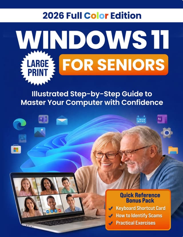 Cover of Windows 11 for Seniors